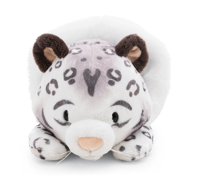 NICI peluche Leopardo delle nevi Eleni Snowbell 20cm, sdraiato