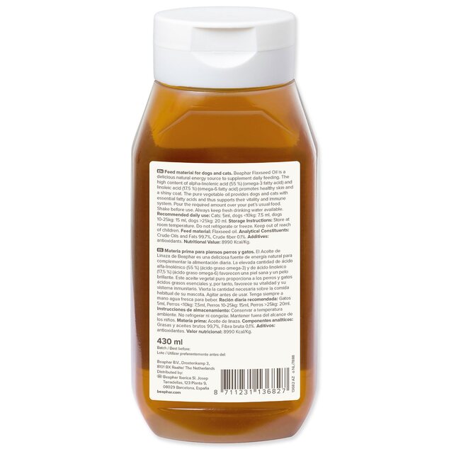 Olej Beaphar ľanový 430ml