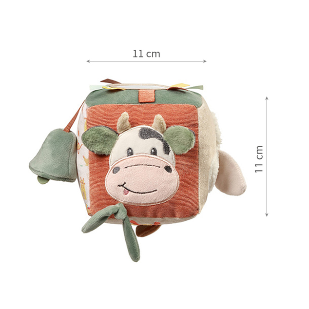BABYONO Cubo sensorial Cow Bingo 0m+