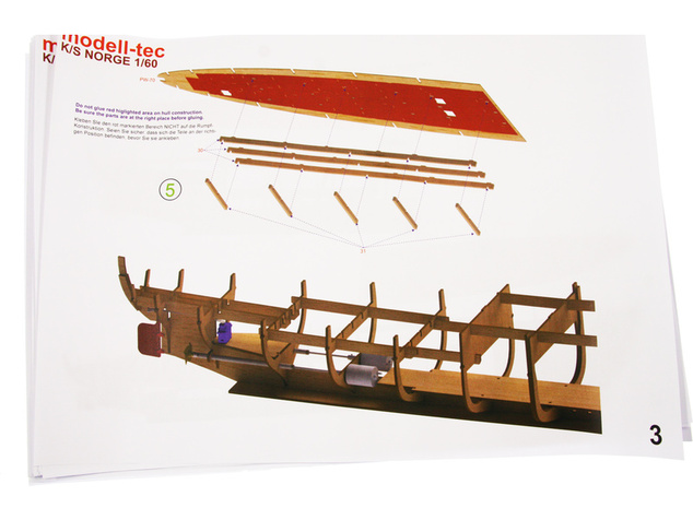 Modell-Tec Kongespiet Norge 1:60 kit