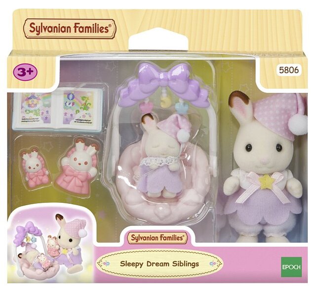 Sylvanian Families Chocolate zajačikovia spiaci súrodenci