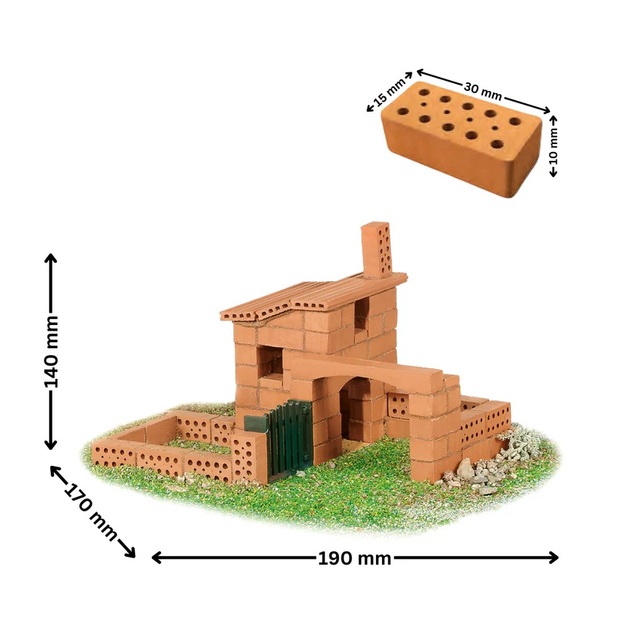 TEIFOC stavebnica Malá chatka 86 dielikov