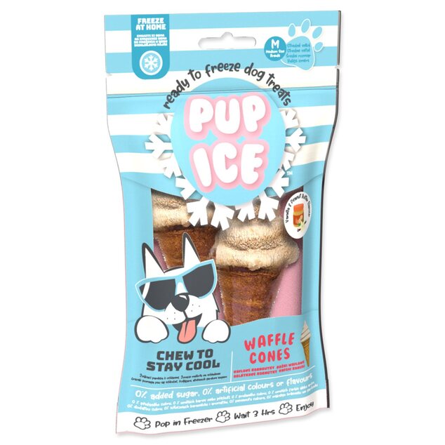 Snack Pup Ice mit Vanille- und Erdnussbuttergeschmack, 2 Stück, 110g
