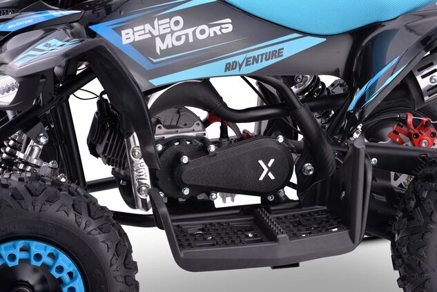 Benzínová čtyřkolka pro děti Beneo Motors Adventure modrá - 50cm3