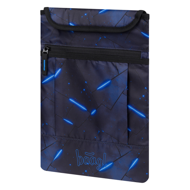 BAAGL SET 5 Cubic Flash: Rucksack, Federmäppchen, Beutel, Gürteltasche, Notebookhülle GRS