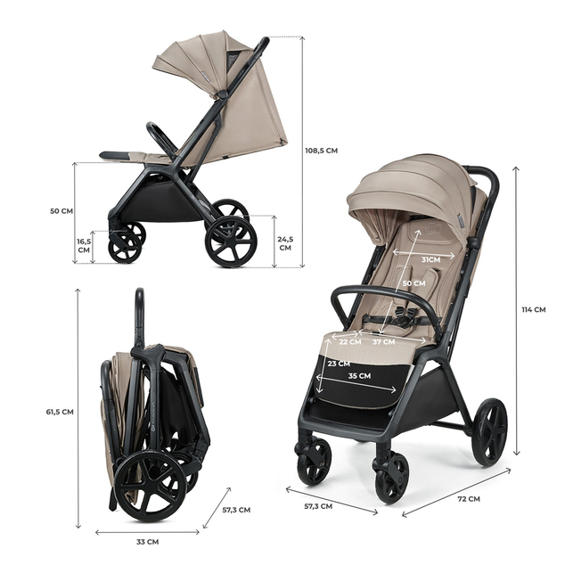 Kinderkraft Kočík športový Loom Beige