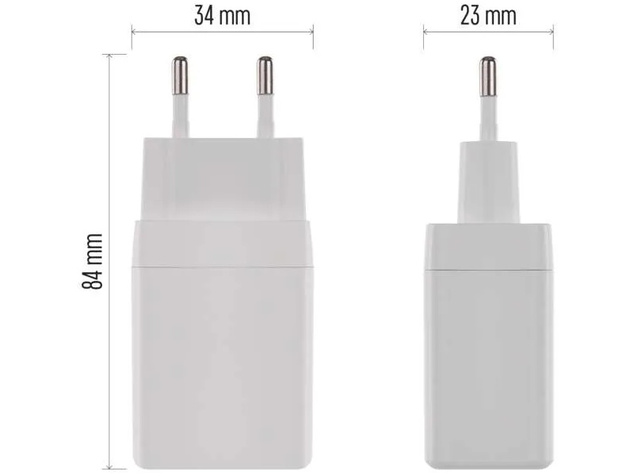 Síťový USB adaptér (zdroj) GaN PD 45W