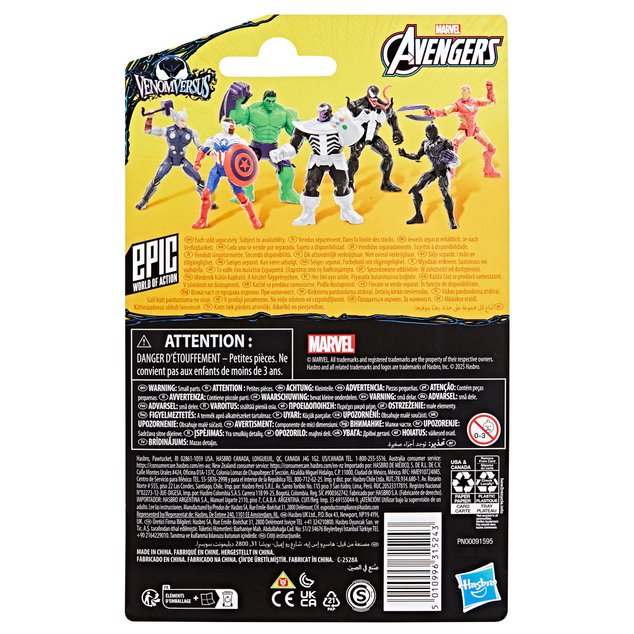 HASBRO - Avengers Venomversus Anti-Venom Iron Man, figurine avec accessoires