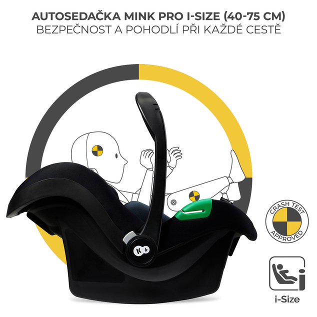 KINDERKRAFT Kočík kombinovaný 3v1 Moov 2 XL Air Black