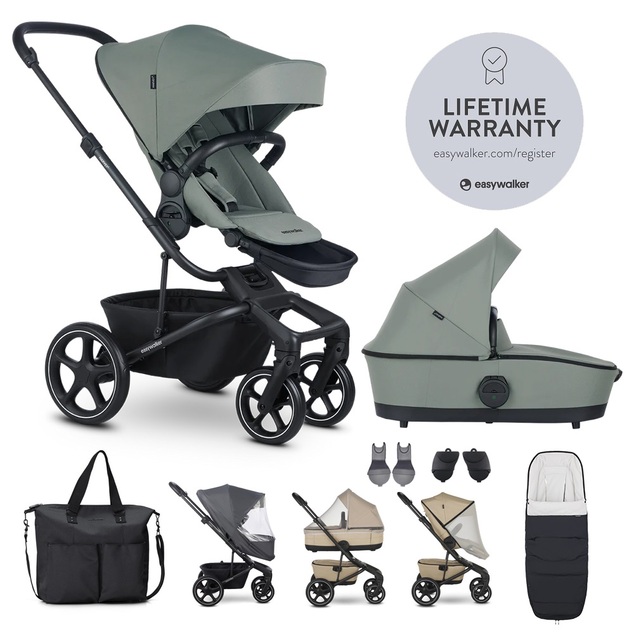 EASYWALKER Set XXL kočík kombinovaný Harvey5 Agave Green s príslušenstvom
