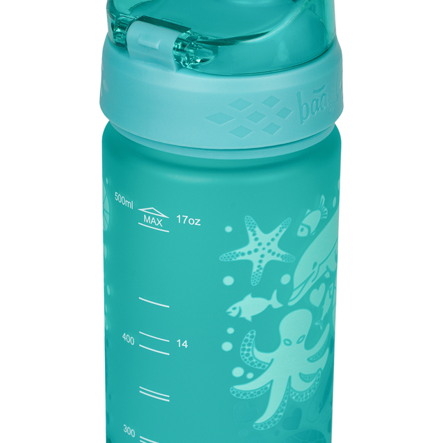 BAAGL Tritan-Flasche für Getränke Delfin, 500 ml