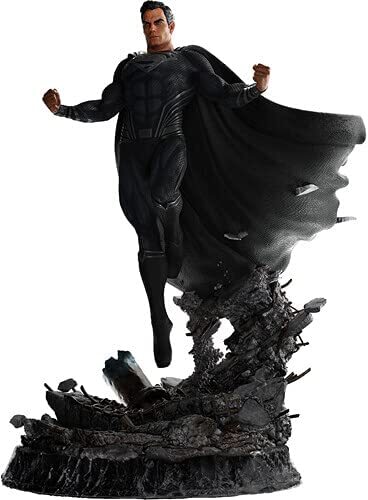 Weta Workshop Justice League - Superman Black Suit Statue 1/4 Maßstab