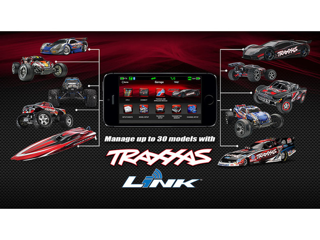 Traxxas vysielač TQi 2 kan., prijímač TSM