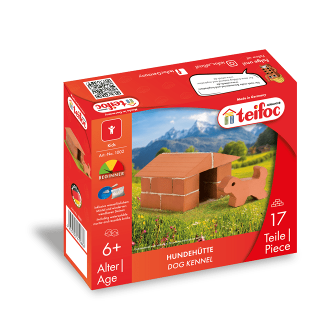 TEIFOC stavebnica Psia búdka 17 dielikov