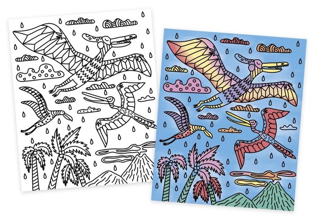 Janod Atelier Sada Maxi Maľovanie Dinosaurus
