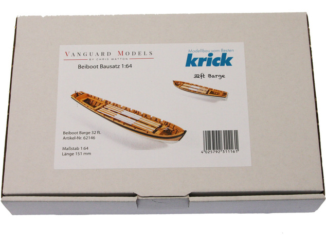 Vanguard Models Barge čln 32" 1:64 kit
