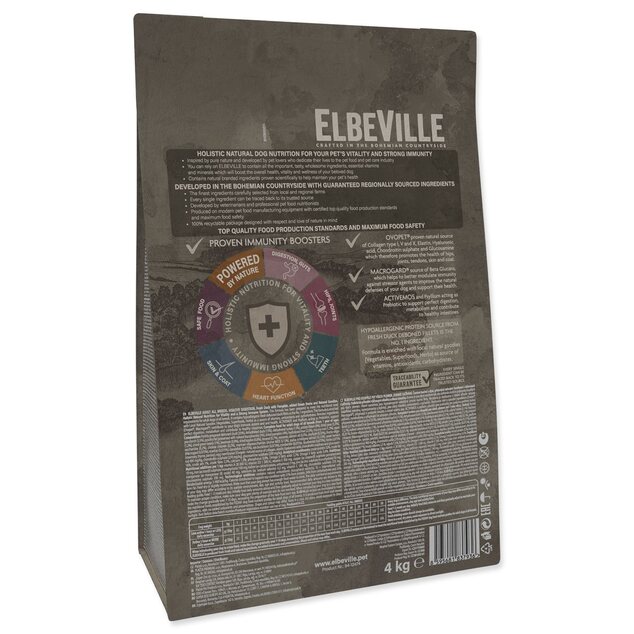 Krmivo ELBEVILLE Adult All Breeds Healthy Digestion Fresh Duck 4kg