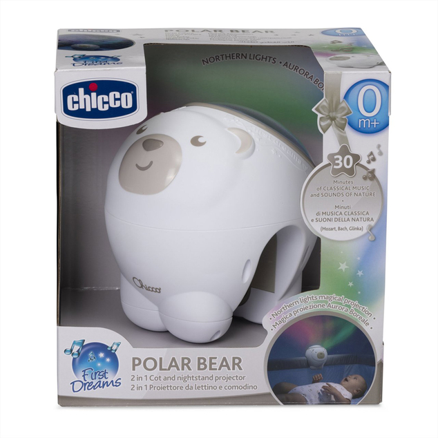 CHICCO Aurora projektor Jegesmedve semleges
