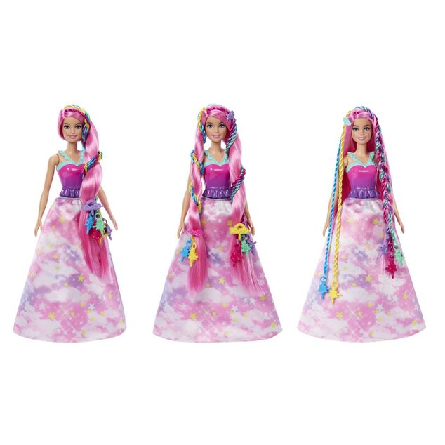 Barbie princezná zapletanie vlasov