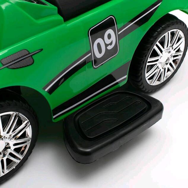 Detské odrážadlo so zvukom a vodiacou tyčou Baby Mix RACER červené
