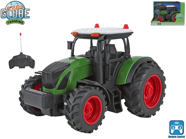 RC traktor, 2,4 GHz, 22,5 cm | Kids Globe Farming