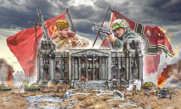 Model Kit diorama 6195 - Berlin 1945: Battle for the Reichstag (1:72)
