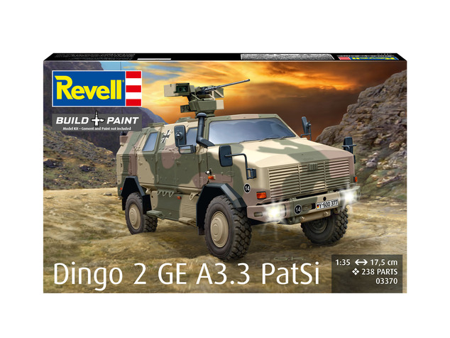 Plastic ModelKit militare 03370 - Dingo 2 GE A3.3 PatSi (1:35)