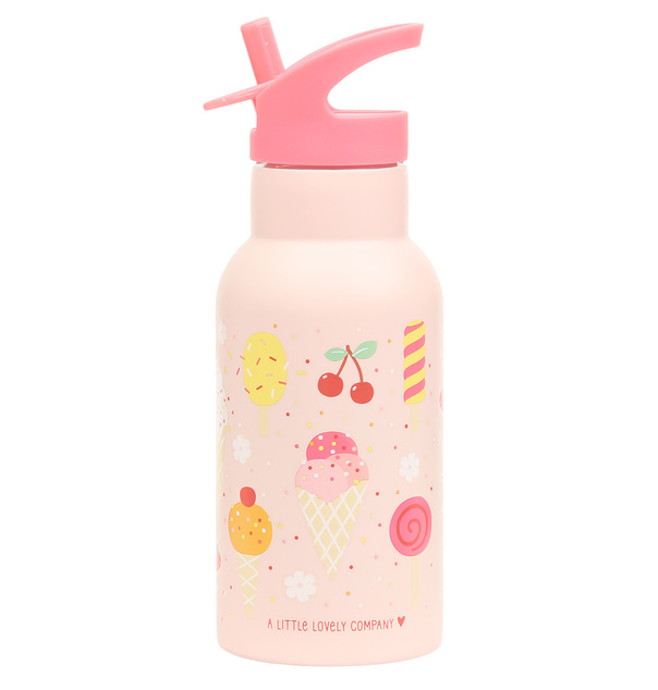 A Little Lovely Company - nerezová fľaša na pitie, 350 ml - zmrzlina