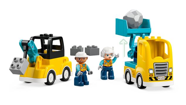 LEGO® DUPLO® 10475 Vozidlá na stavbe 3 v 1