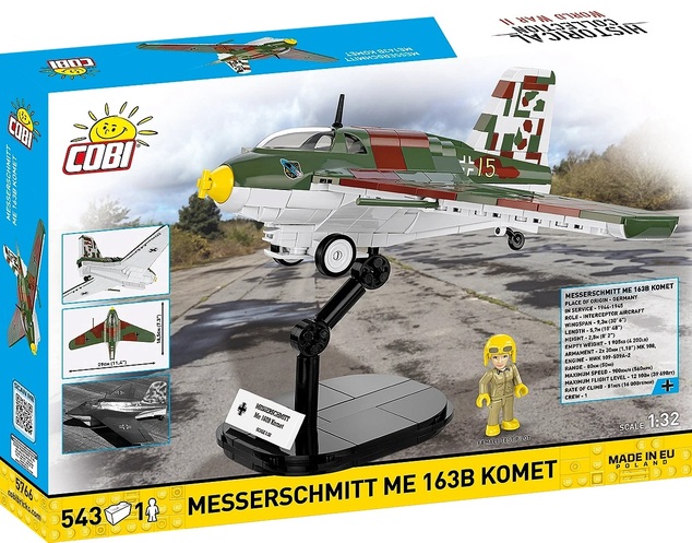 Cobi II WW Messerschmitt Me 163B Komet, 1:32, 535 k, 1 f