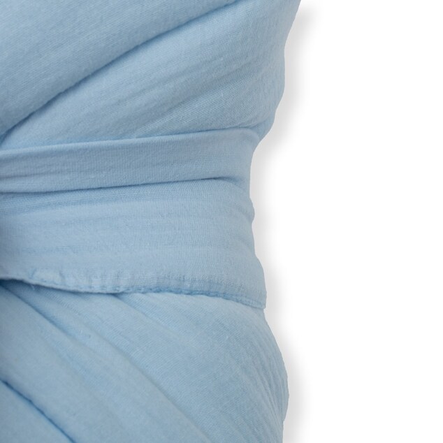 Mušelínová šnurovacia zavinovačka New Baby blue