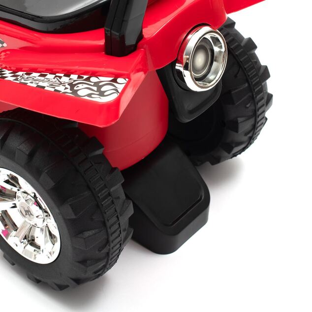 Detské odrážadlo so zvukom Štvorkolka Baby Mix červená