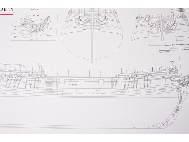 Vanguard Models HMS Sphinx 1775 1:64 kit