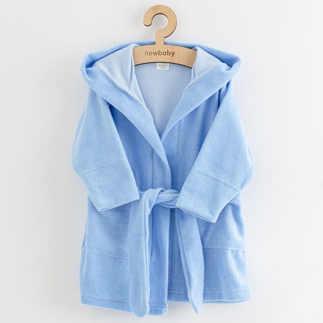 Detský froté župan New Baby blue 80/86
