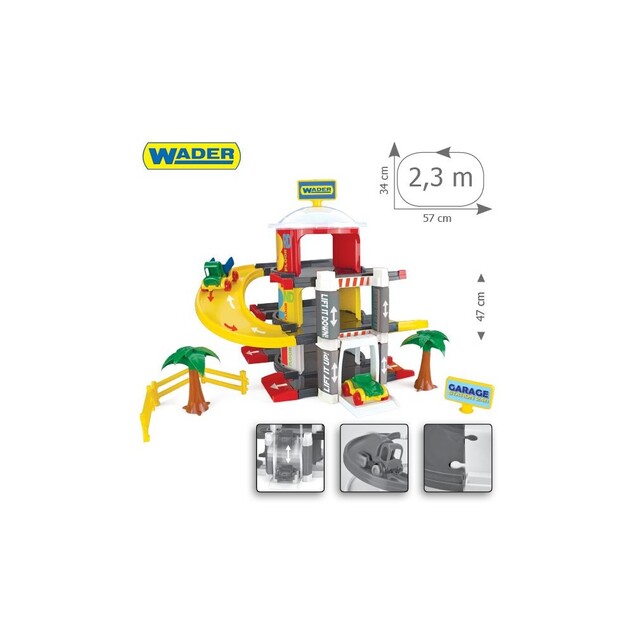 Wader 3 poschodová garáž s výťahom 50310