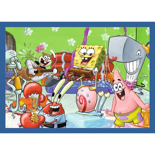 Trefl Puzzle 4v1 SpongeBobs Unterwasserleben