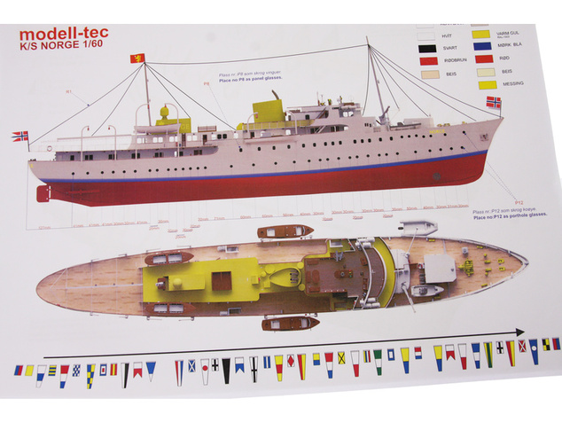 Modell-Tec Kongespiet Norge 1:60 kit