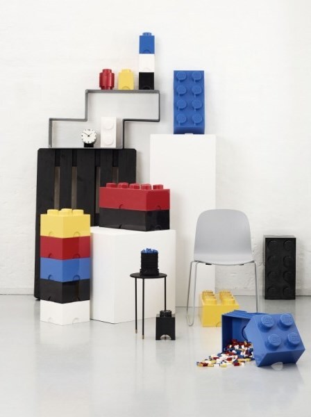 LEGO® úložný box 2 - žltá 125 x 250 x 180 mm