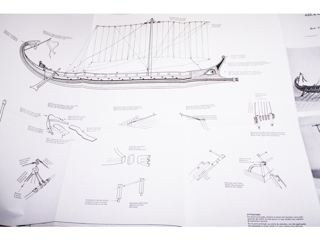 AMATI Grécka Biréma 1:35 kit