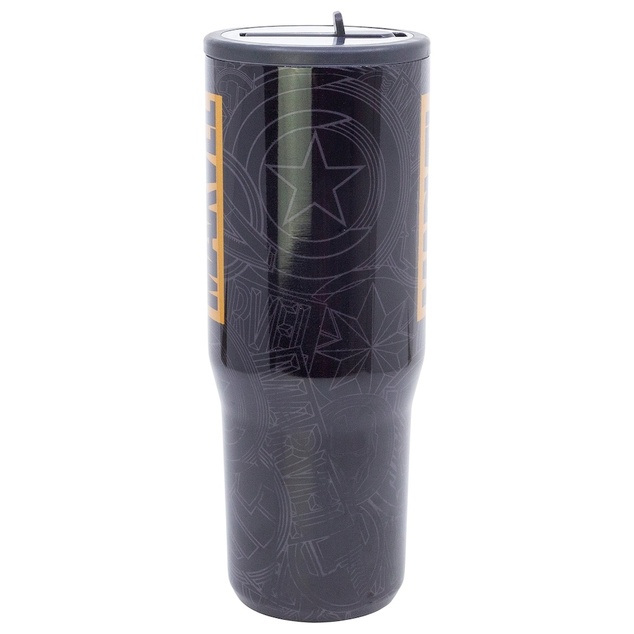 Marvel Tazza Termica con Cannuccia e Manico 920 ml