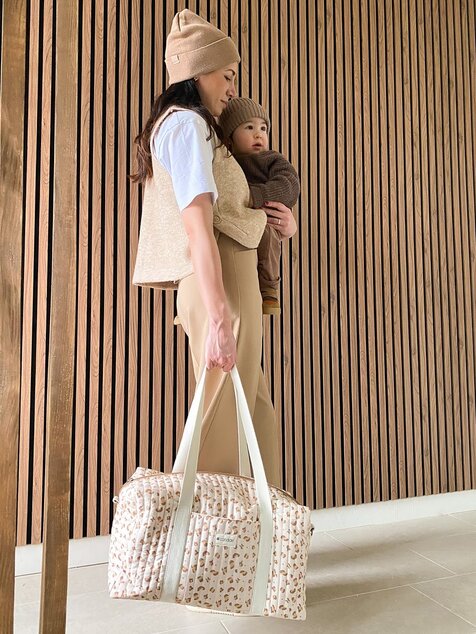 Borsa da weekend per mamme, Leopardo