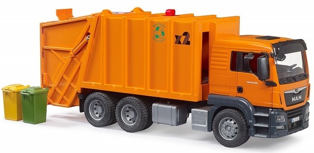 Bruder MAN TGS camión de basura