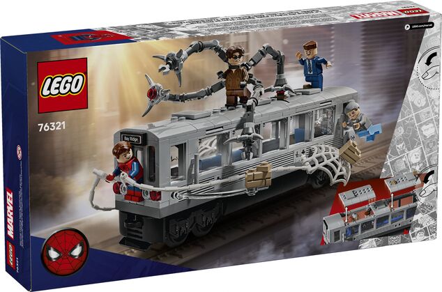 LEGO® Super Heroes 76321 Spider-Man vs. Doc Ock: U-Bahn-Szene