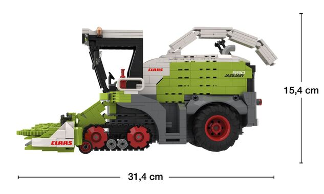 BRIXIES Plus 222.733 CLAAS JAGUAR 990 TERRA TRAC - zberacia rezačka, 973 k