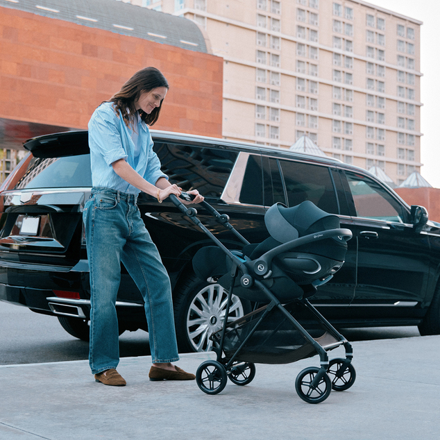 CYBEX Športový kočík Melio Carbon Moss Green Gold
