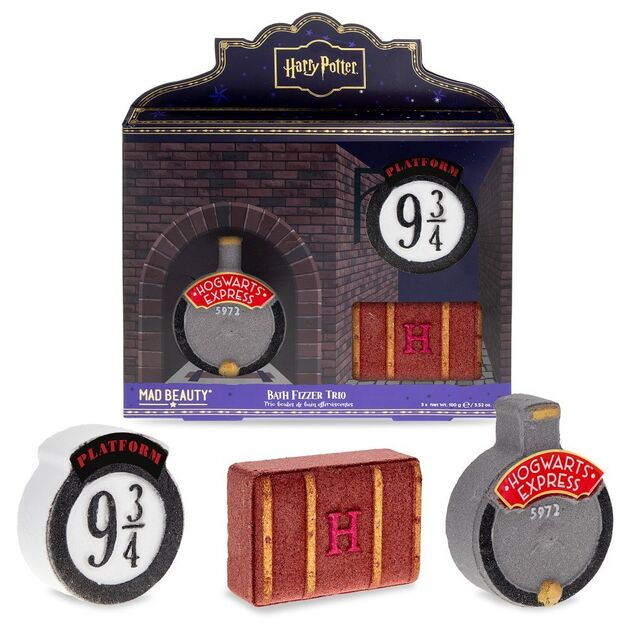 Mad Beauty Fizzer ajándékcsomagban Harry Potter 3 db x 100g