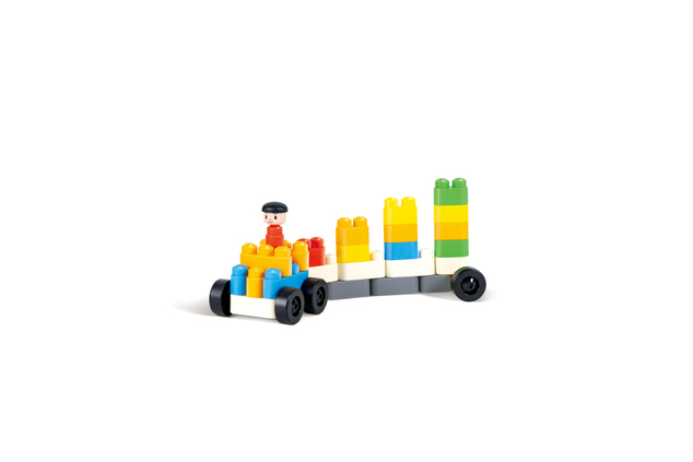 Abschleppwagen-Bausatz mit Zahlen