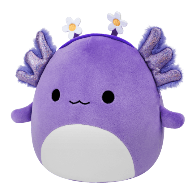 SQUISHMALLOWS Vijolični aksolotl s trakom - Monica