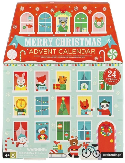 Petit Collage Calendar de Advent de Crăciun
