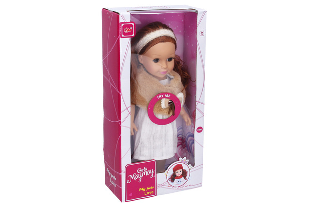 Bábika s kožúškom 36 cm